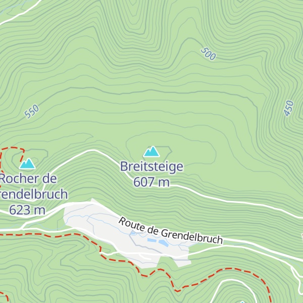 Map of Breitsteige