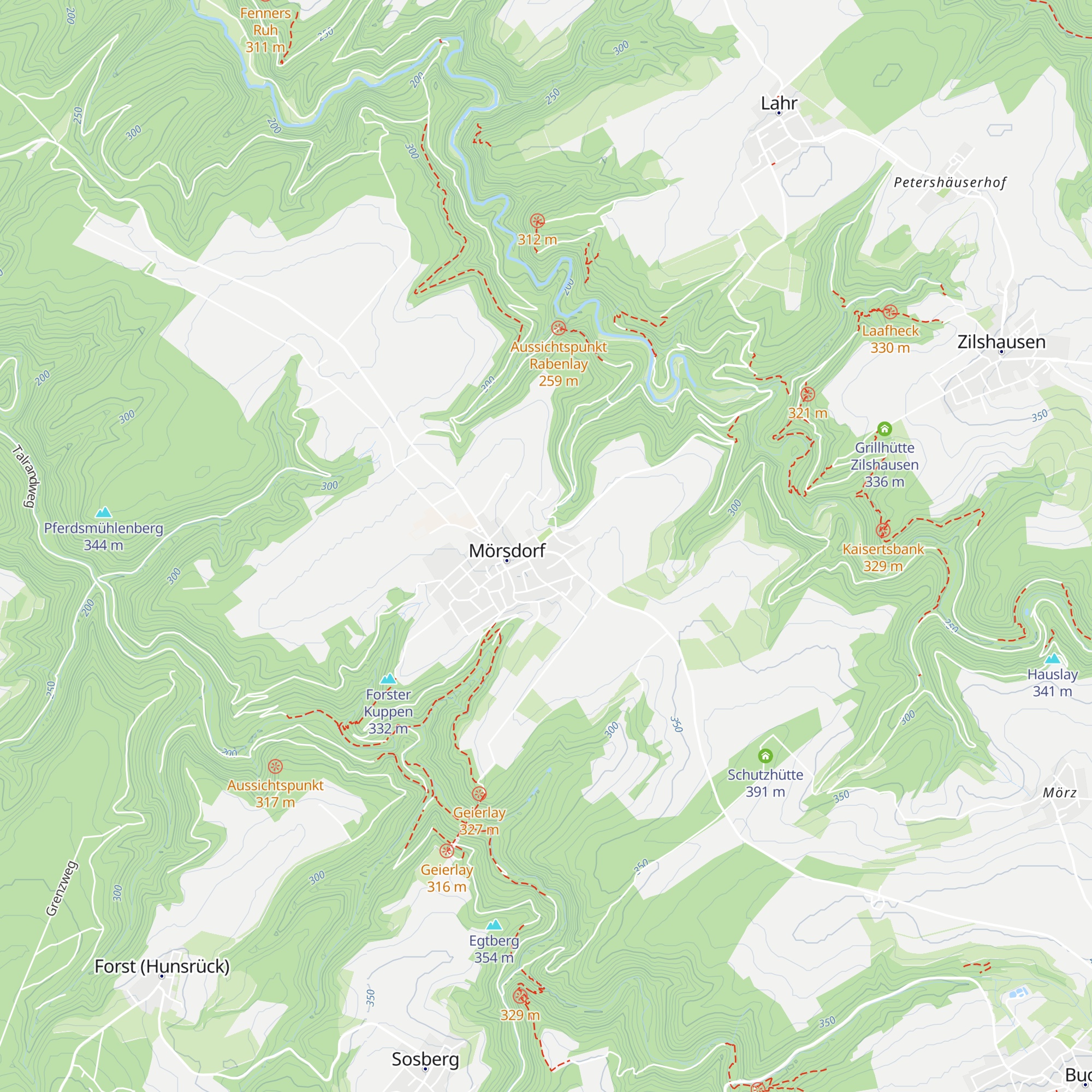 Geierlay Besucherzentrum map