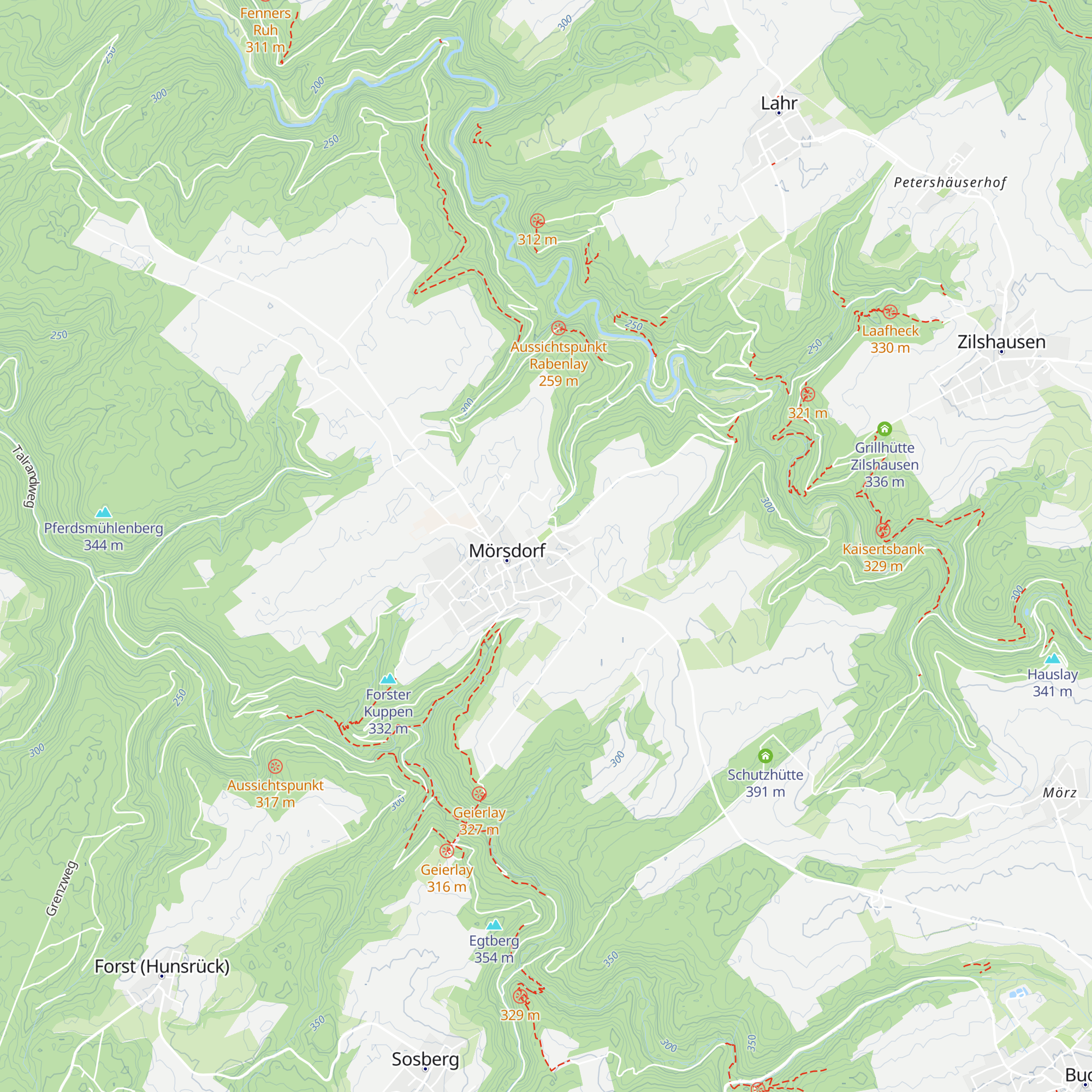 Geierlay Besucherzentrum map