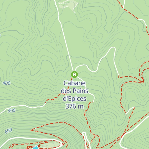 Map of Cabane des Pains d'Epices