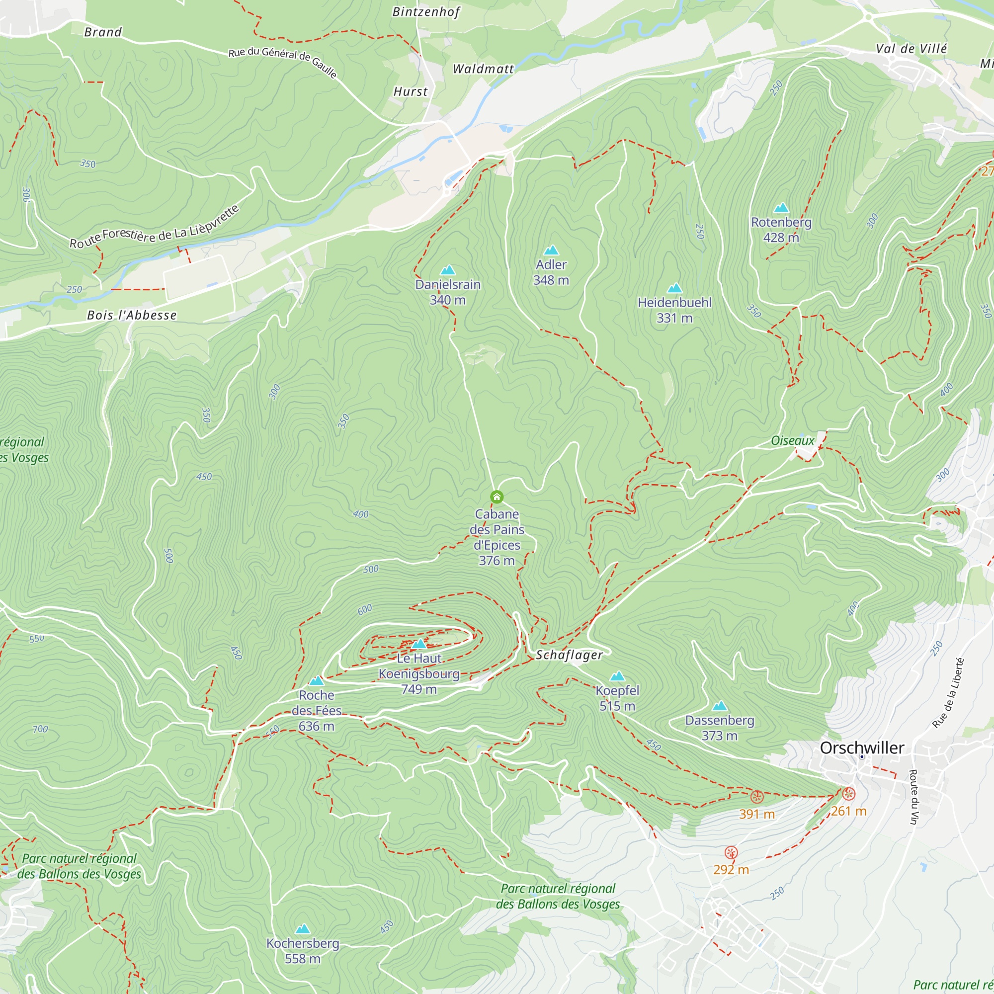 Cabane des Pains d'Epices map