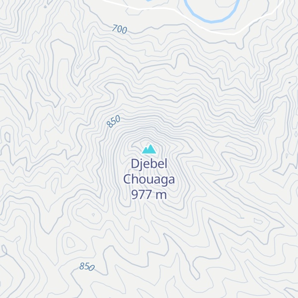 Map of Djebel Chouaga
