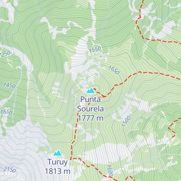 Map of Punta Sourela