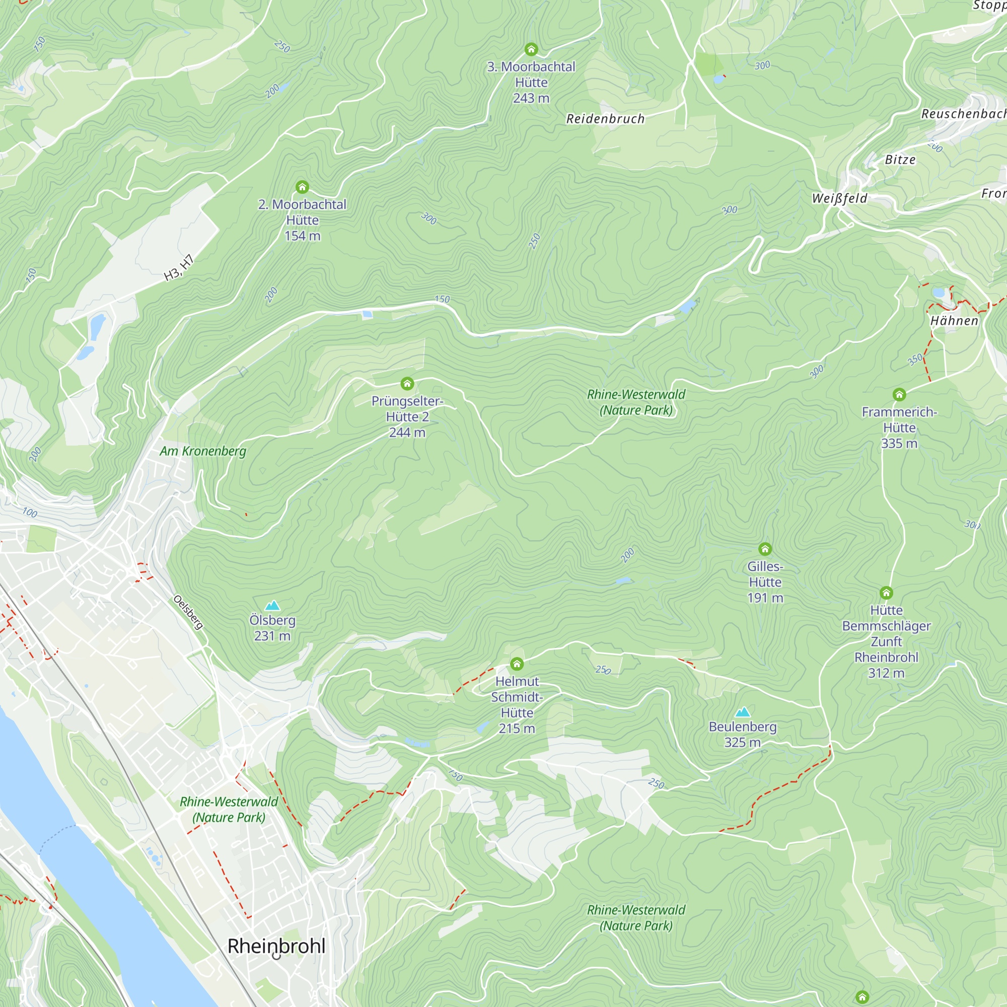 Lambert Hütte map