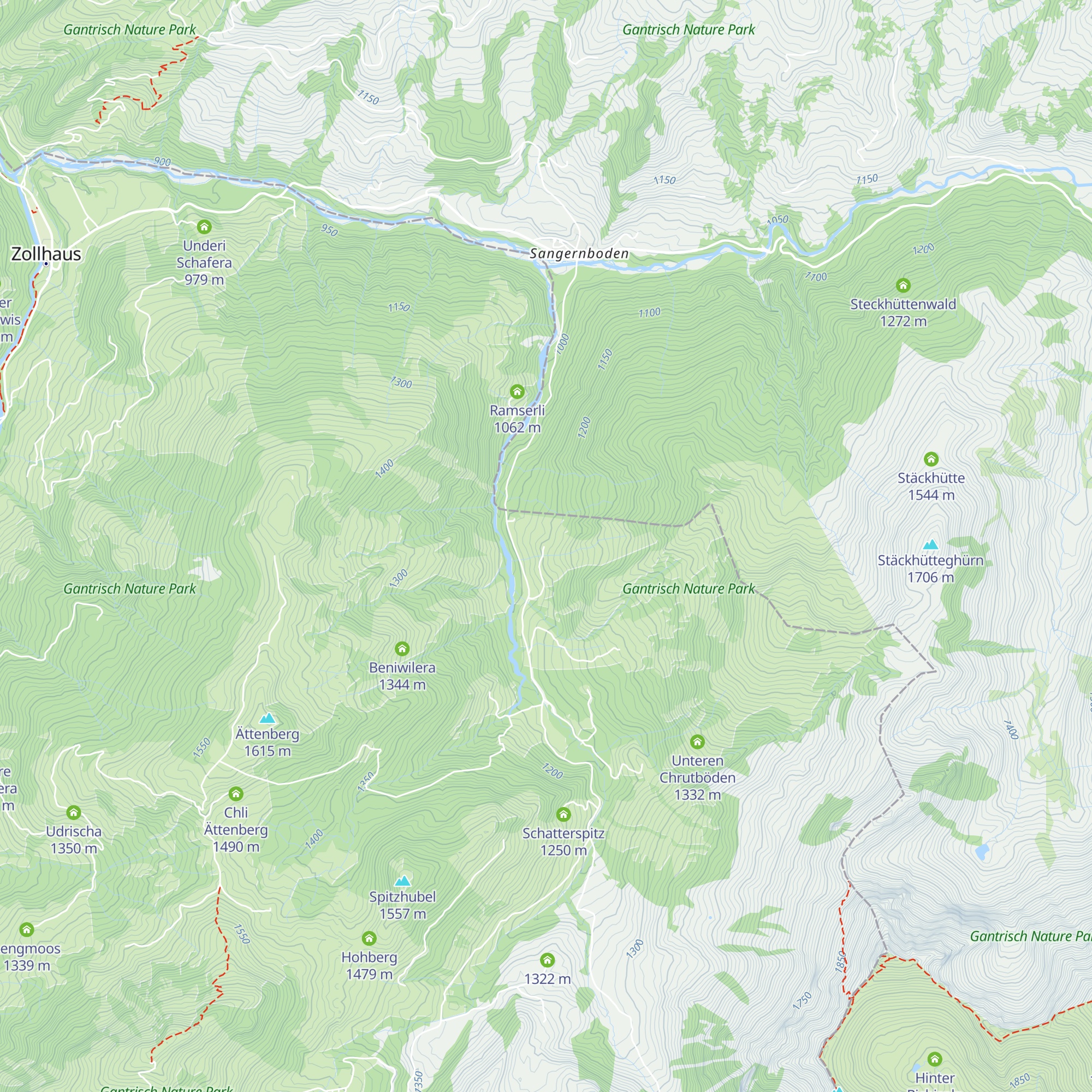 Birchera map