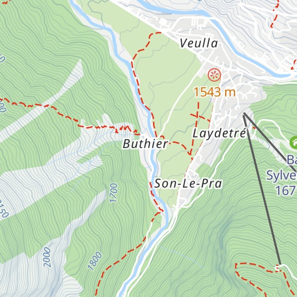 Map of La Sapinière