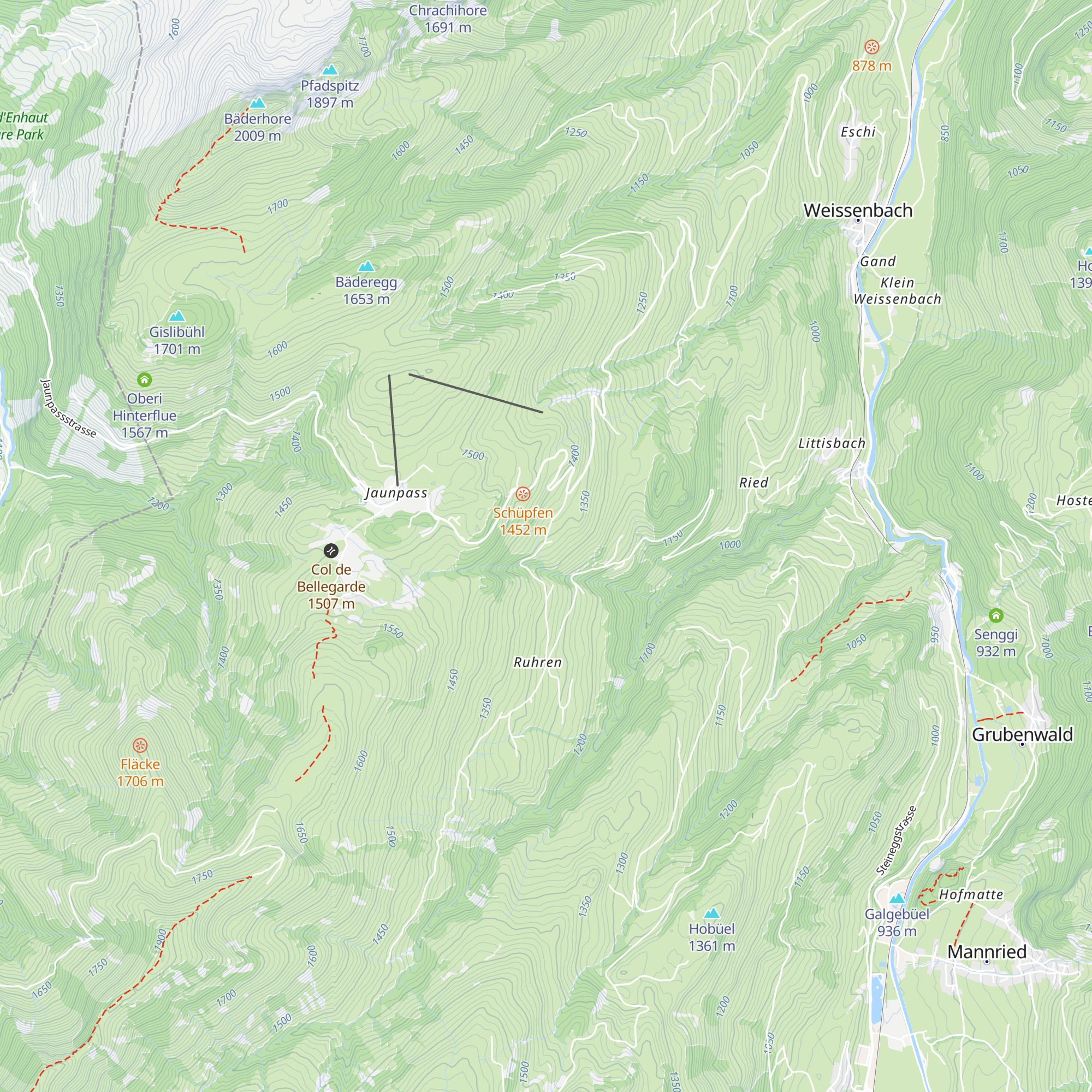 Bärgblick map