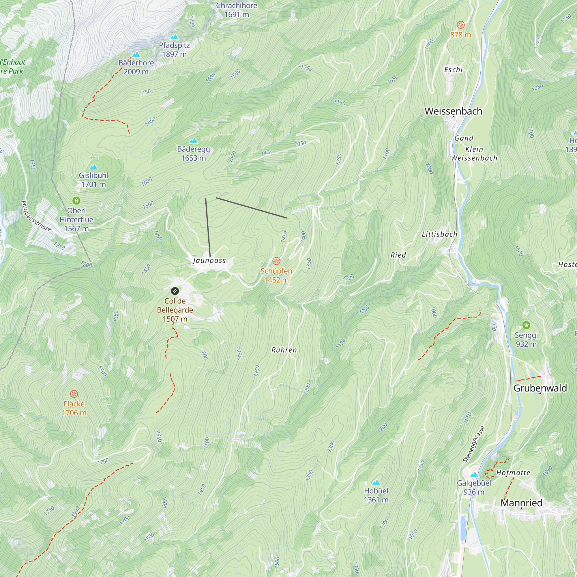 Bärgblick map