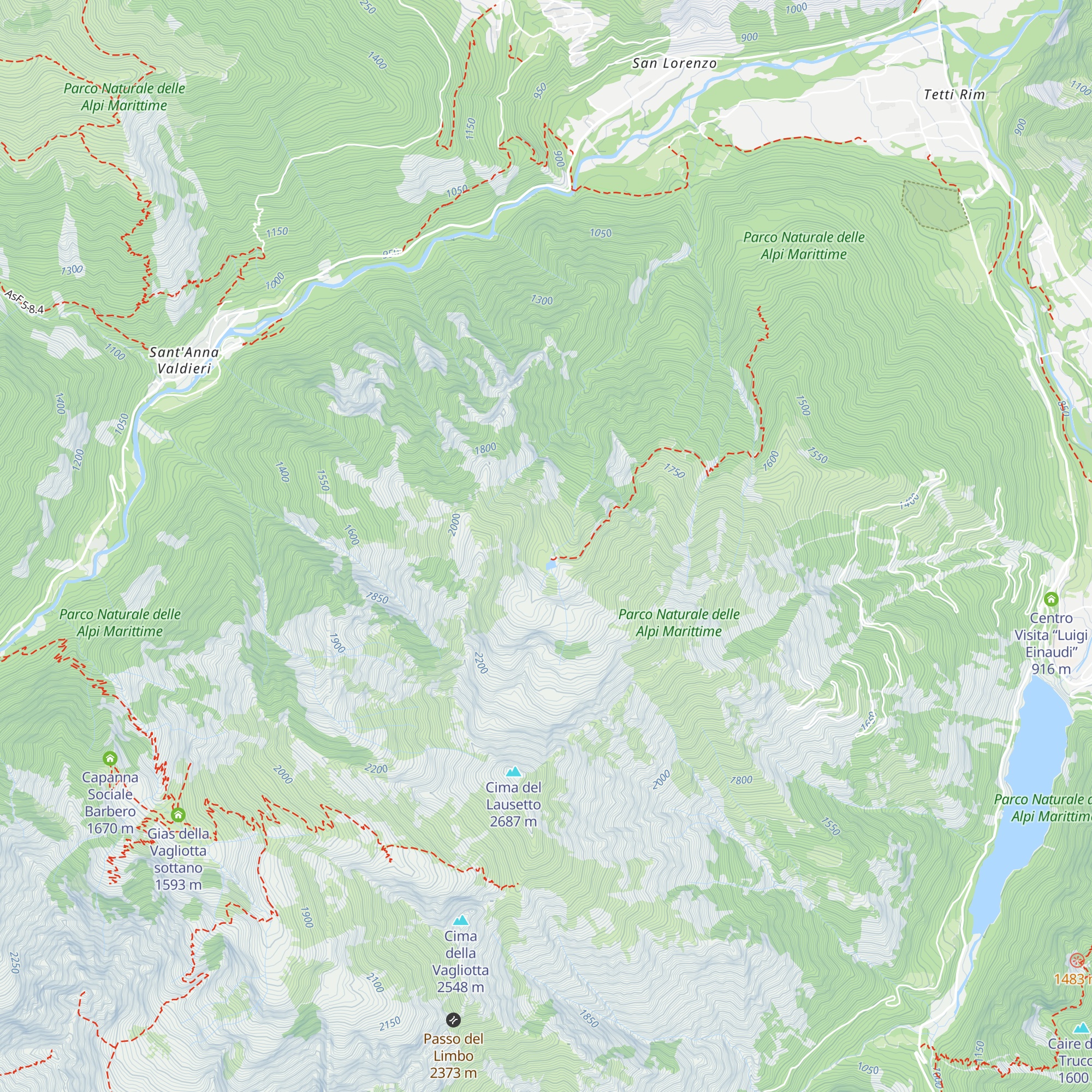 Casotto parco map