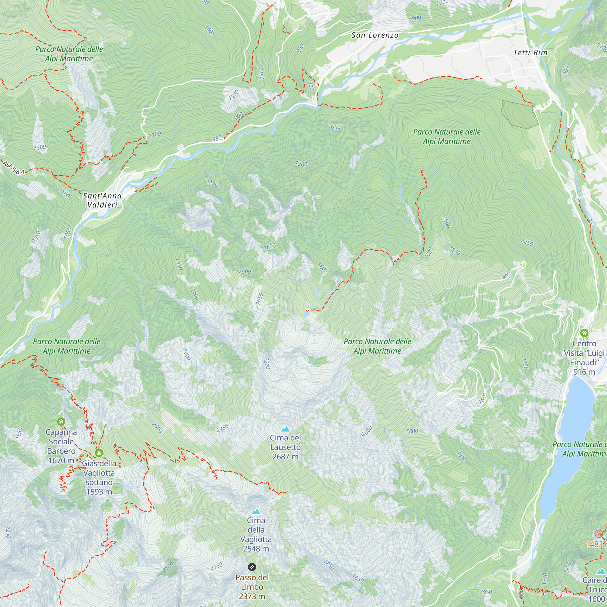 Casotto parco map