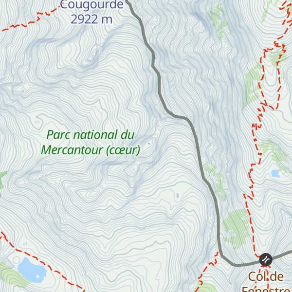 Map of Tête de Trecolpas