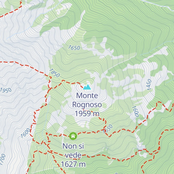 Map of Monte Rognoso