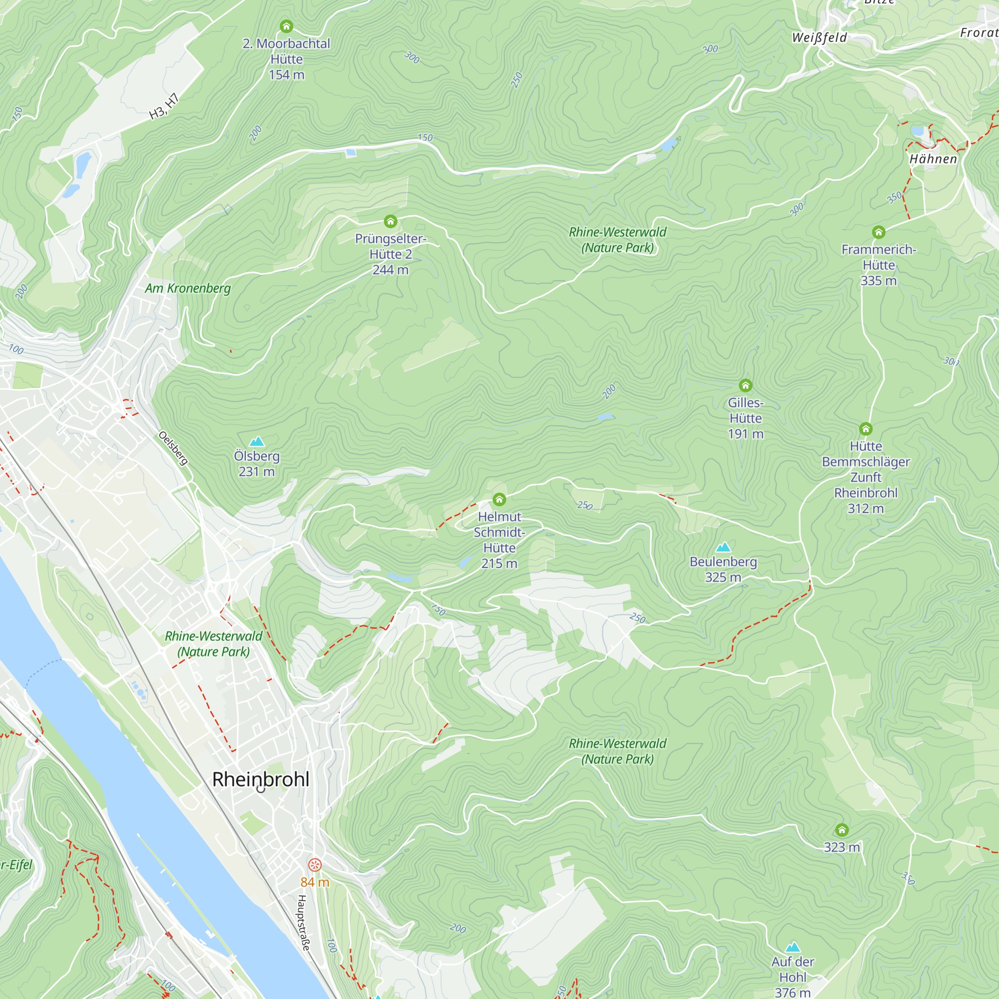Helmut Schmidt-Hütte map