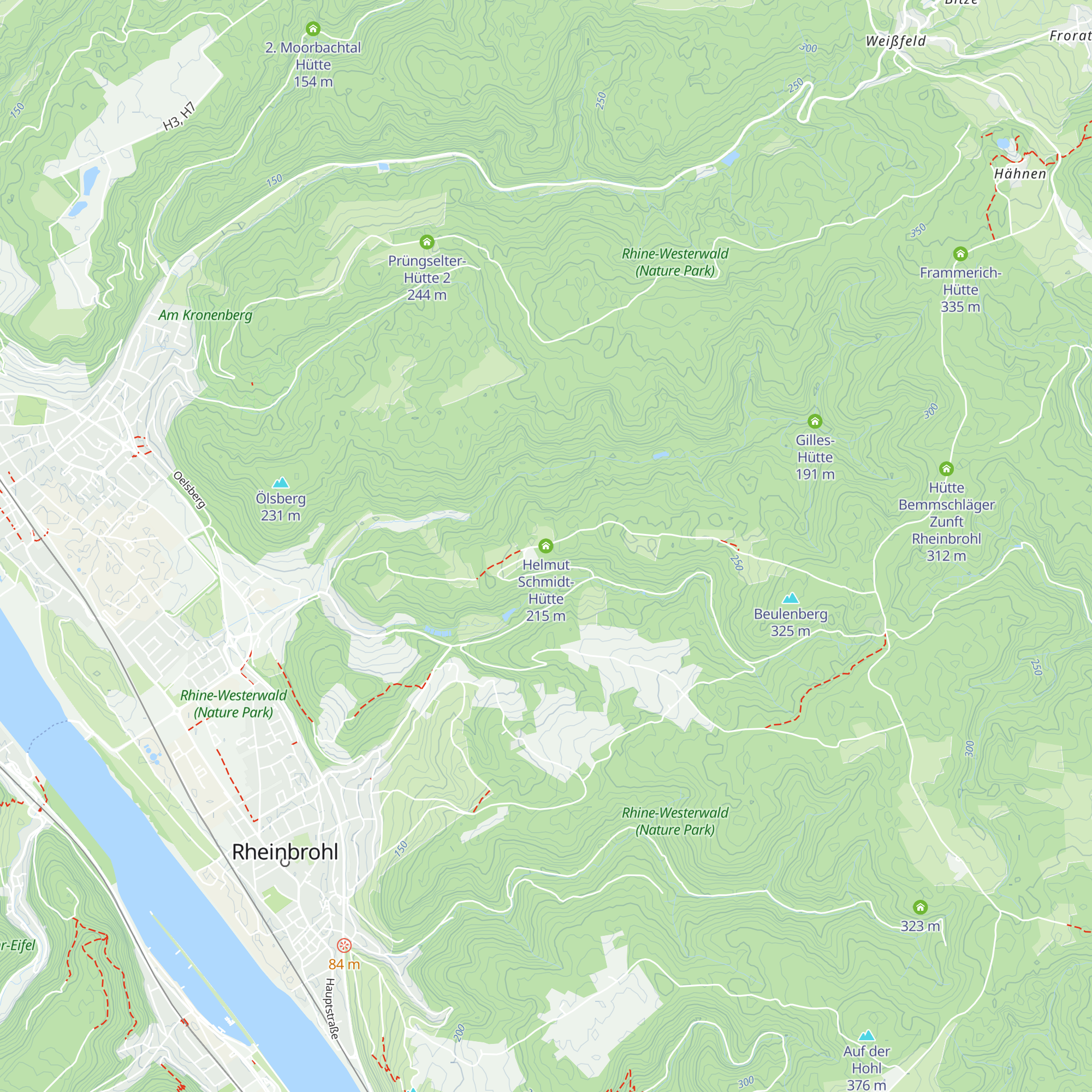 Helmut Schmidt-Hütte map