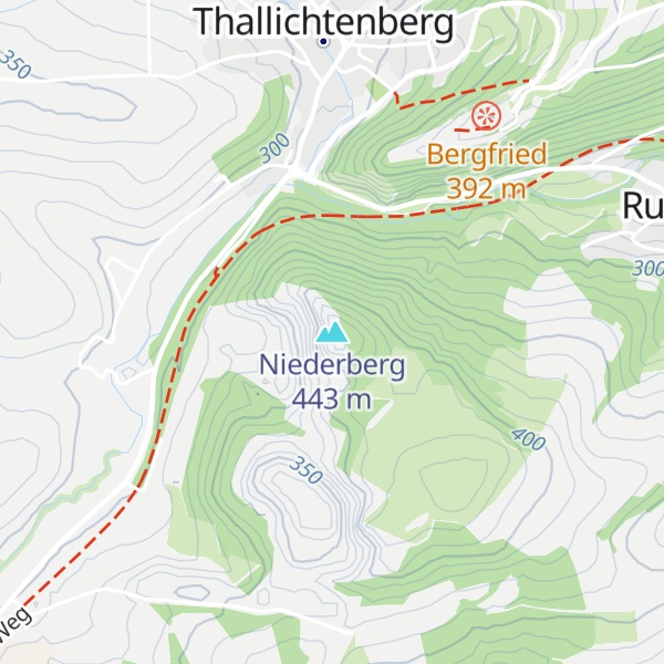Map of Niederberg