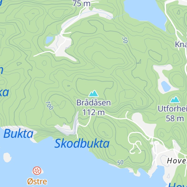 Map of Brådåsen