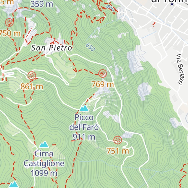 Map of Punta dell'Ancoccia
