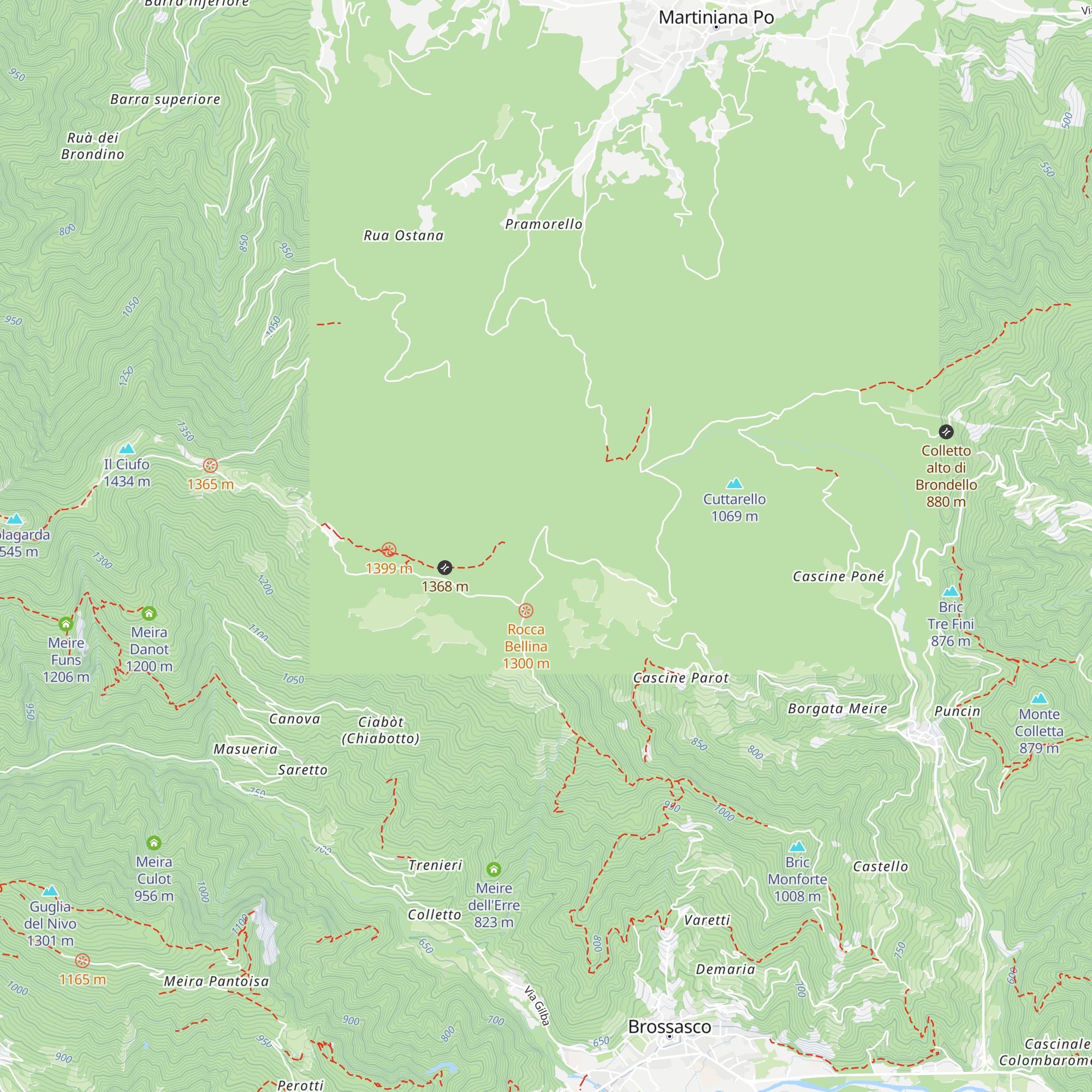 cascina Bono map