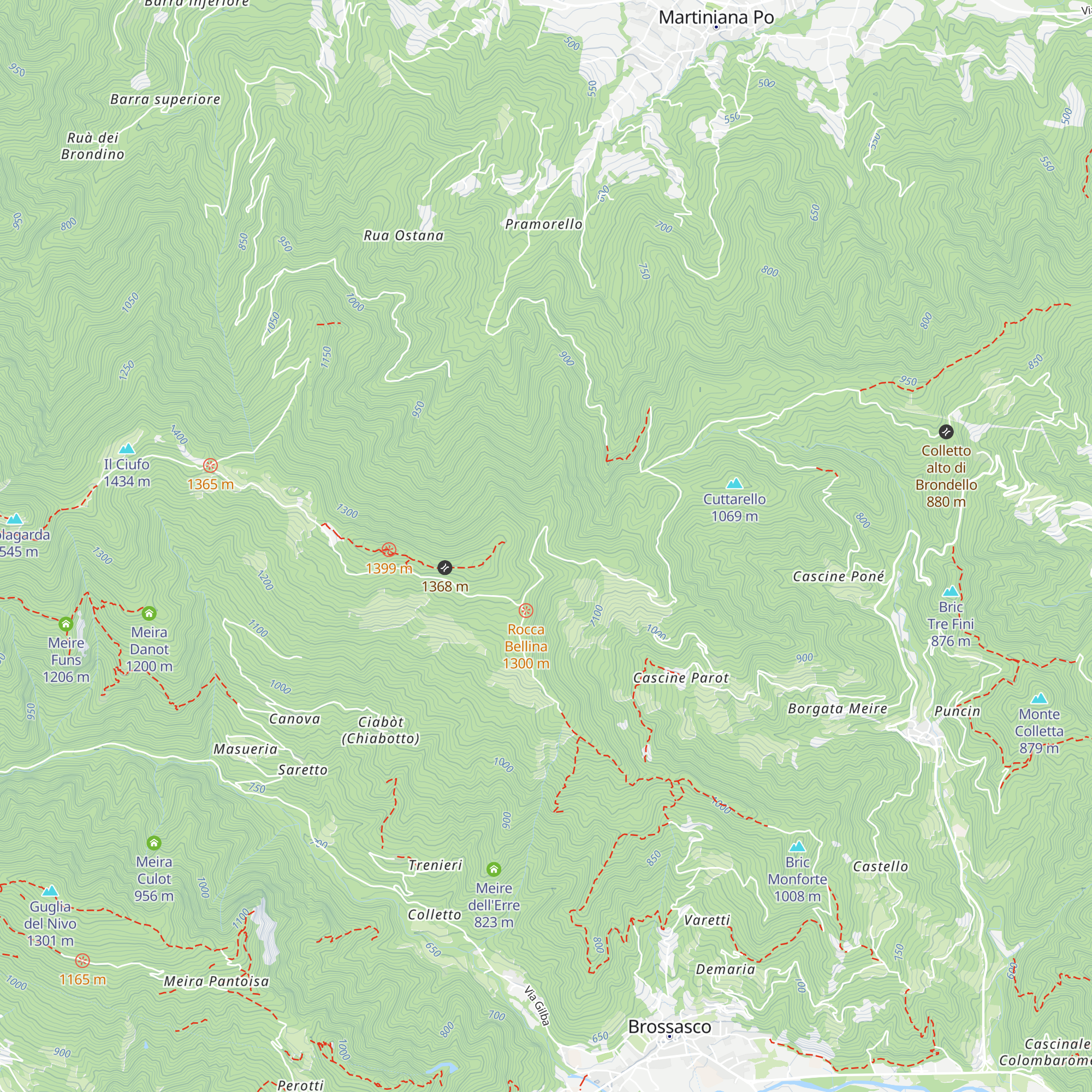 cascina Bono map