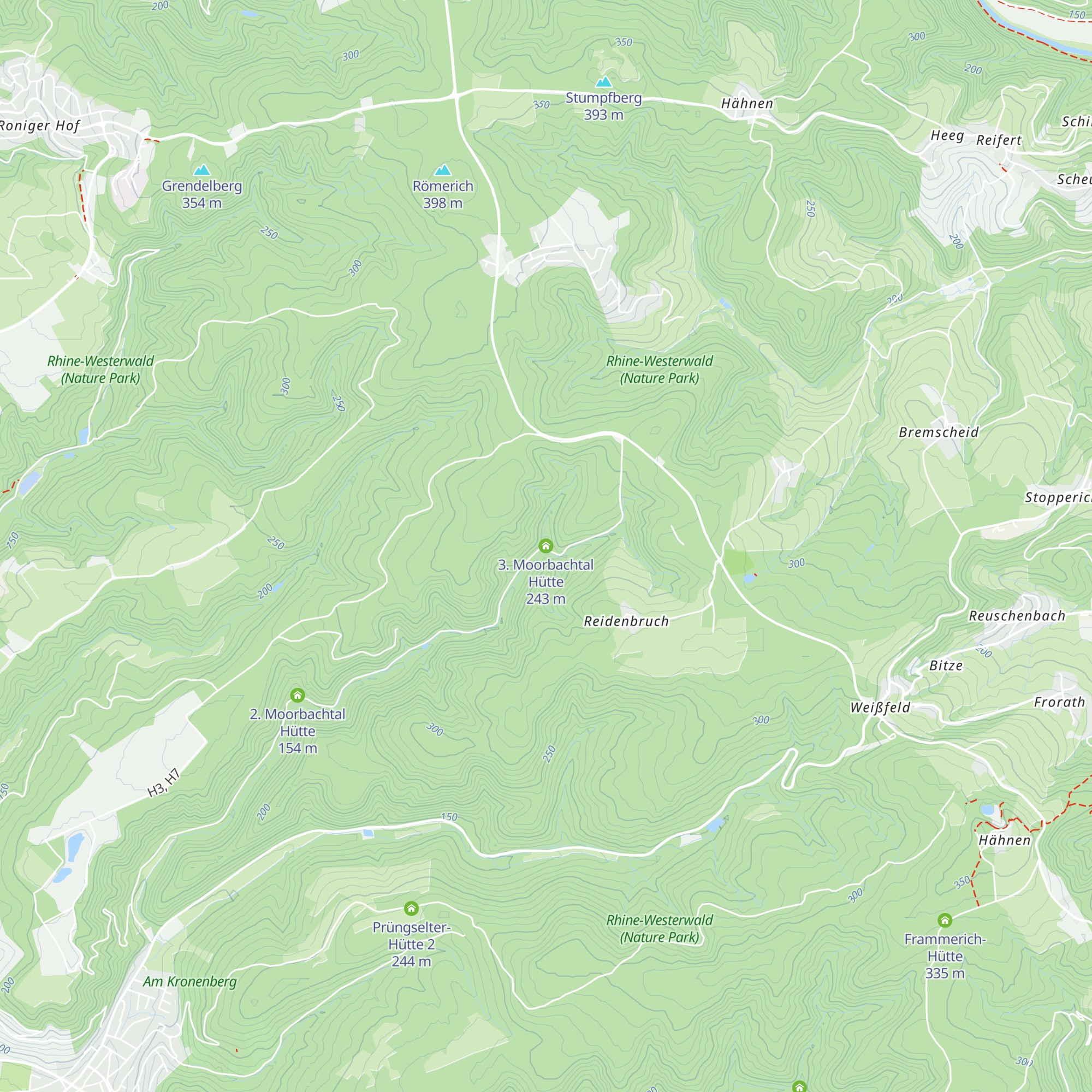 3. Moorbachtal Hütte map
