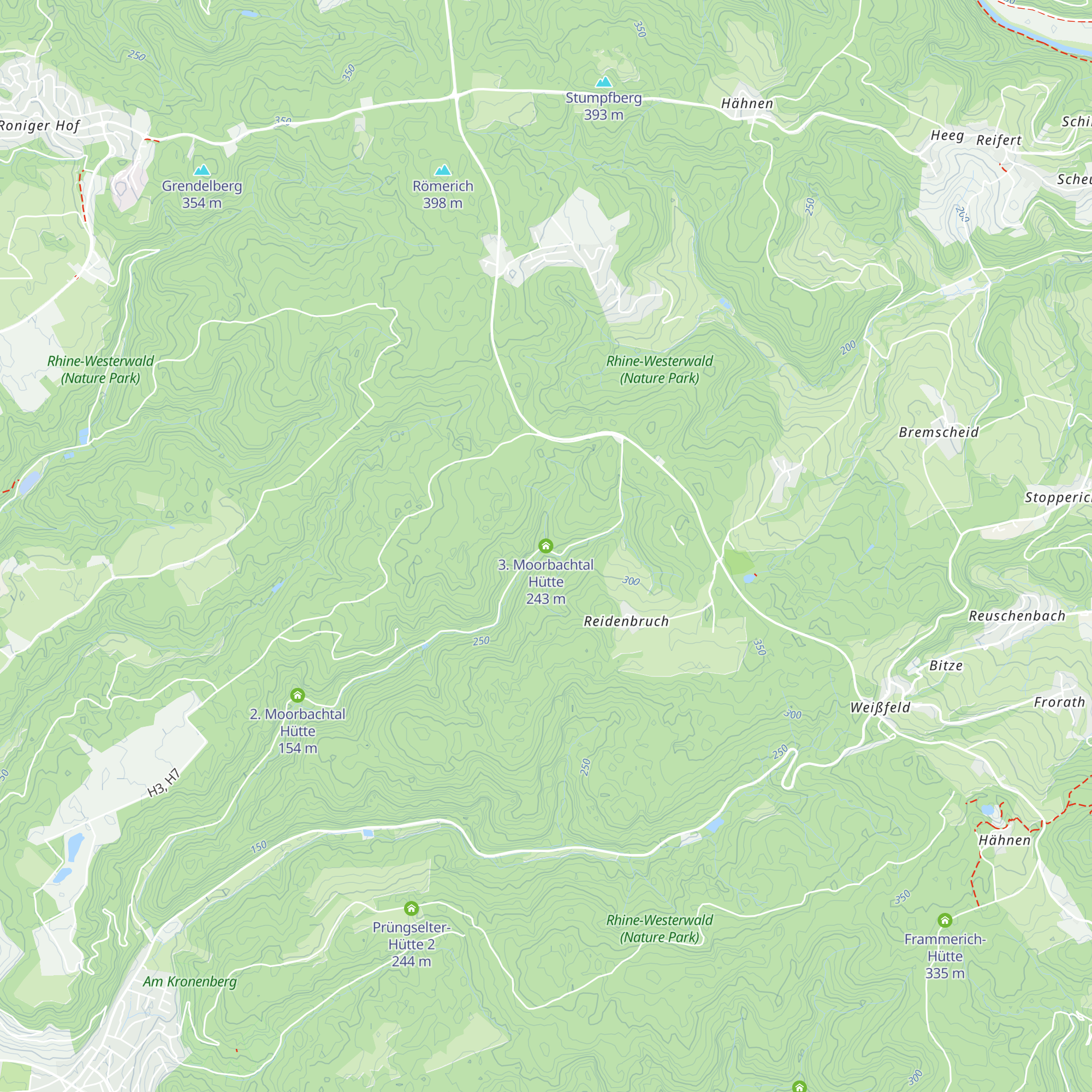 3. Moorbachtal Hütte map