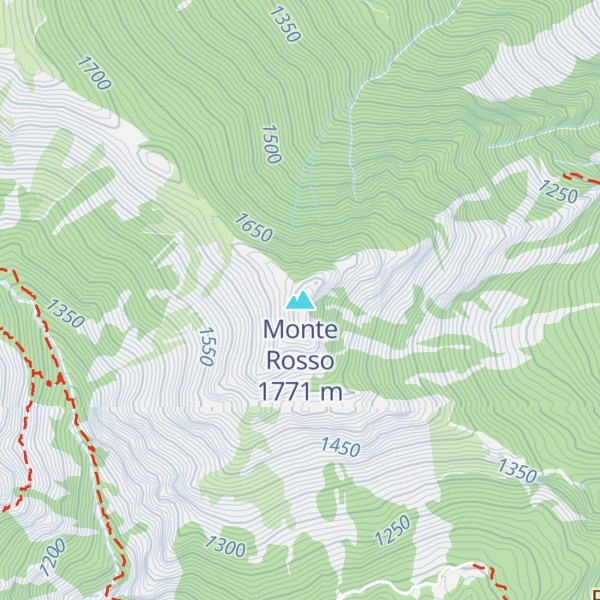 Map of Monte Rosso