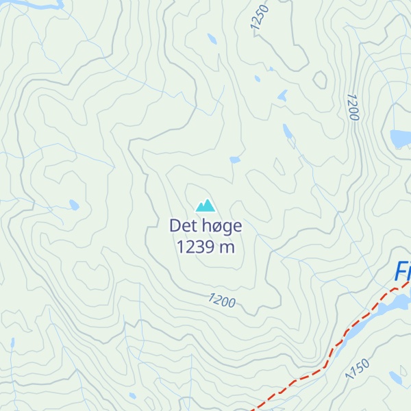 Map of Det høge