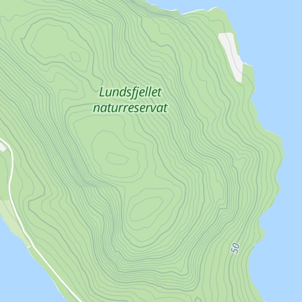 Map of Lundsfjellet