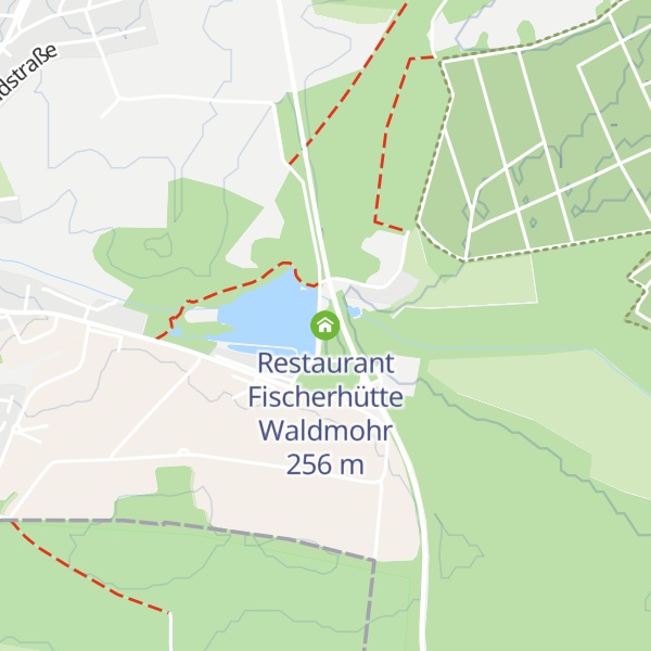 Map of Restaurant Fischerhütte Waldmohr
