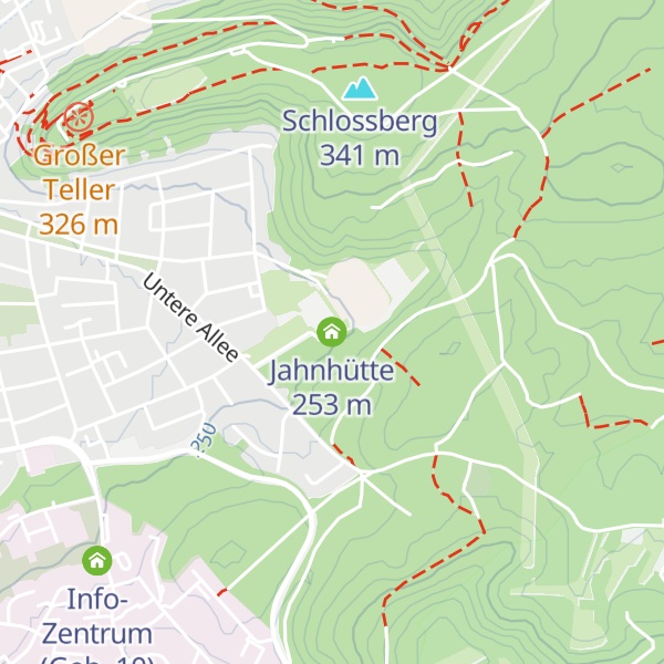 Map of Jahnhütte