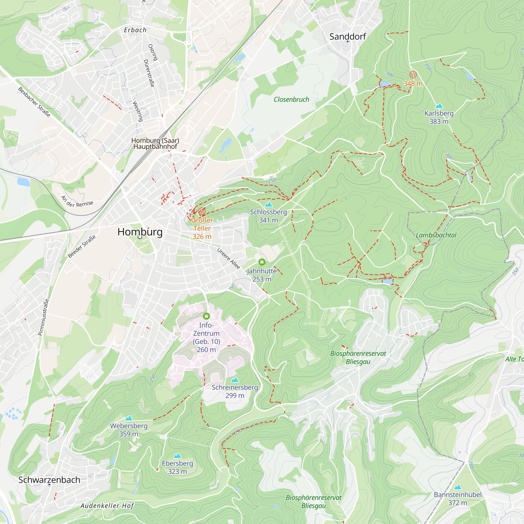 Jahnhütte map
