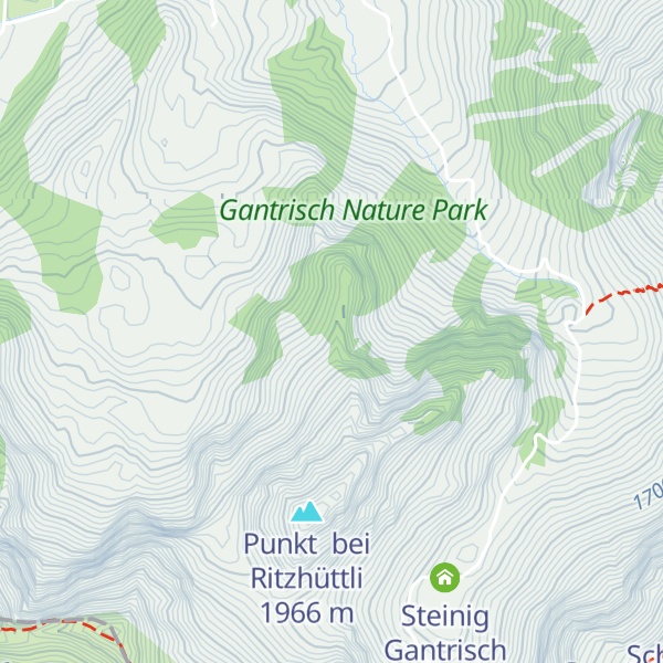 Map of Ritzhüttli
