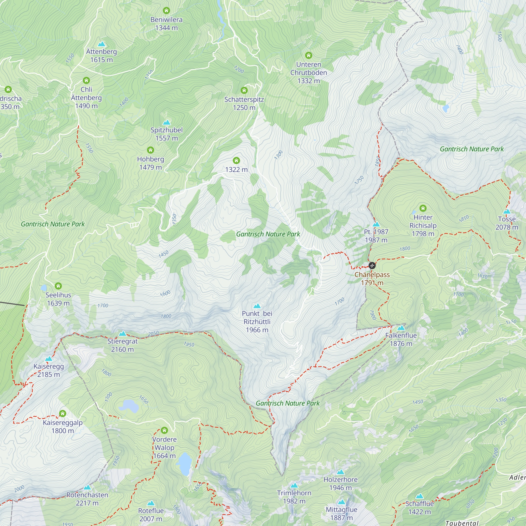 Ritzhüttli map