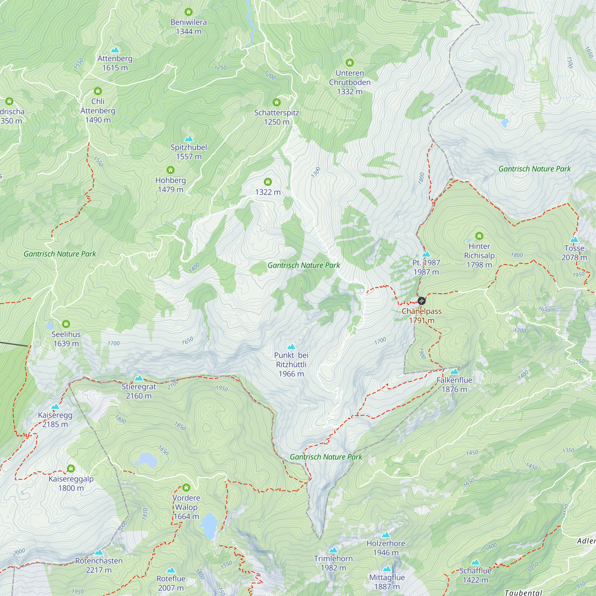 Ritzhüttli map