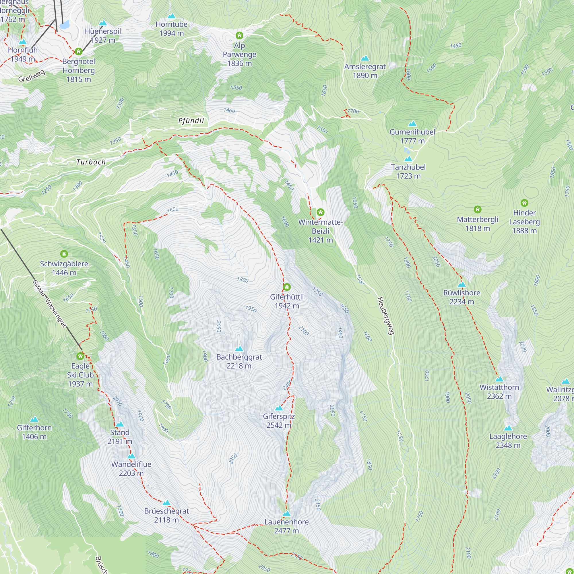 Giferhüttli map