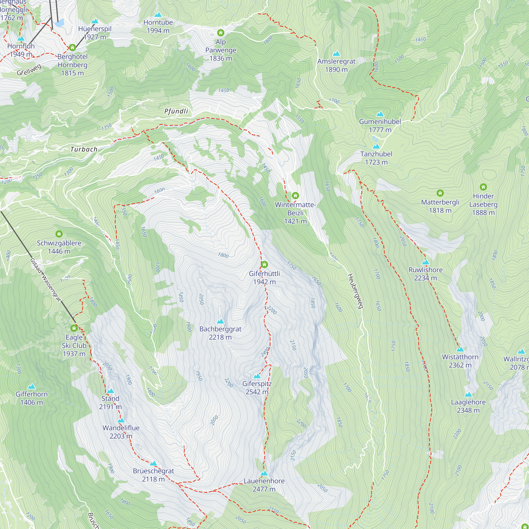 Giferhüttli map
