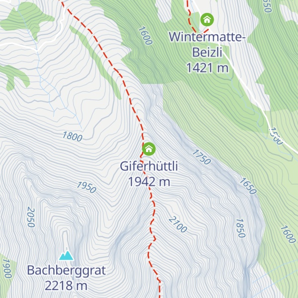 Map of Giferhüttli