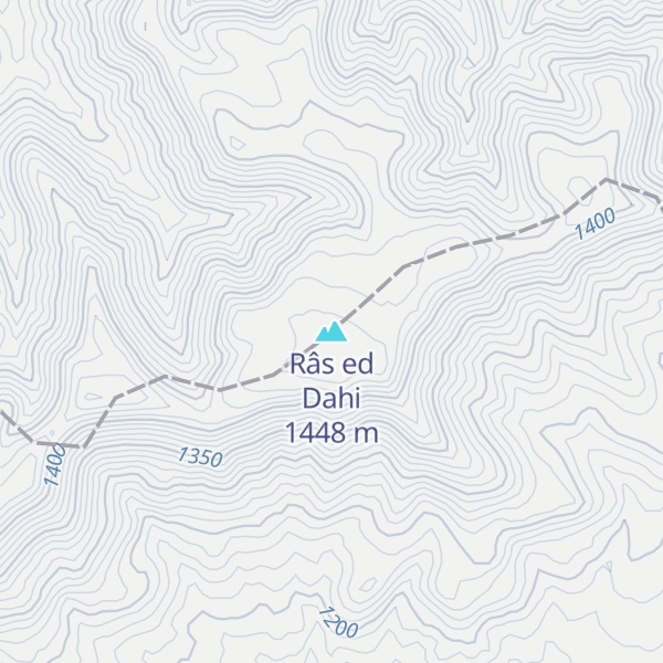 Map of Râs ed Dahi