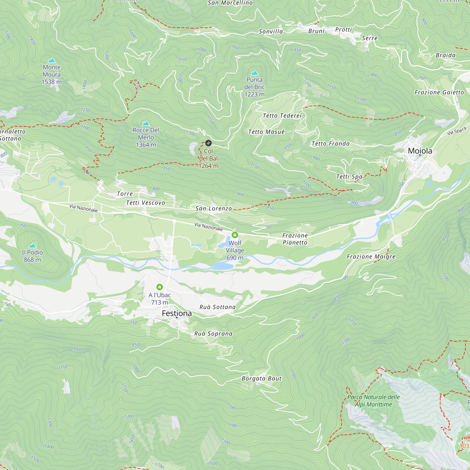 Wolf Village map