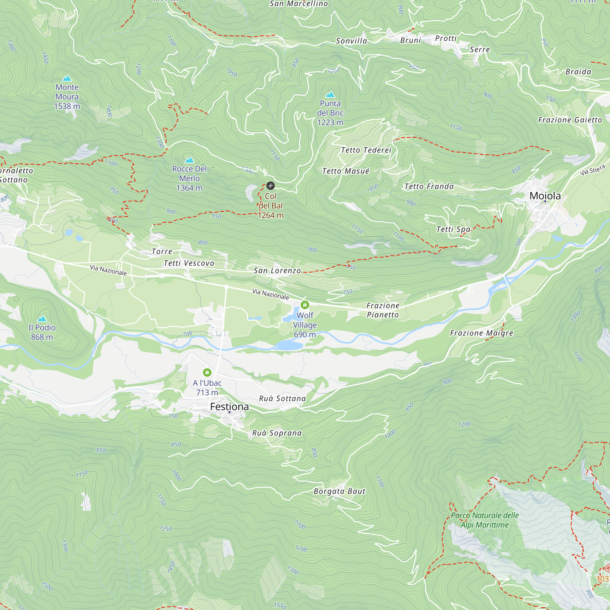 Wolf Village map