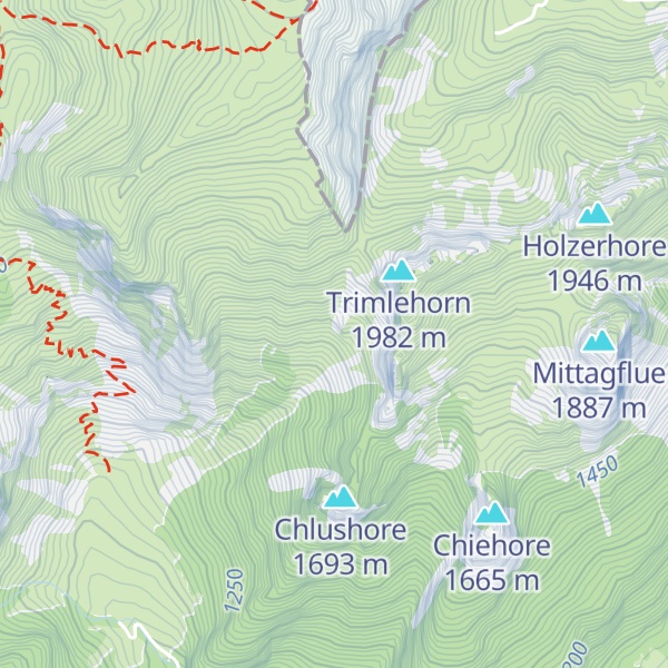 Map of Trimlenhüttli