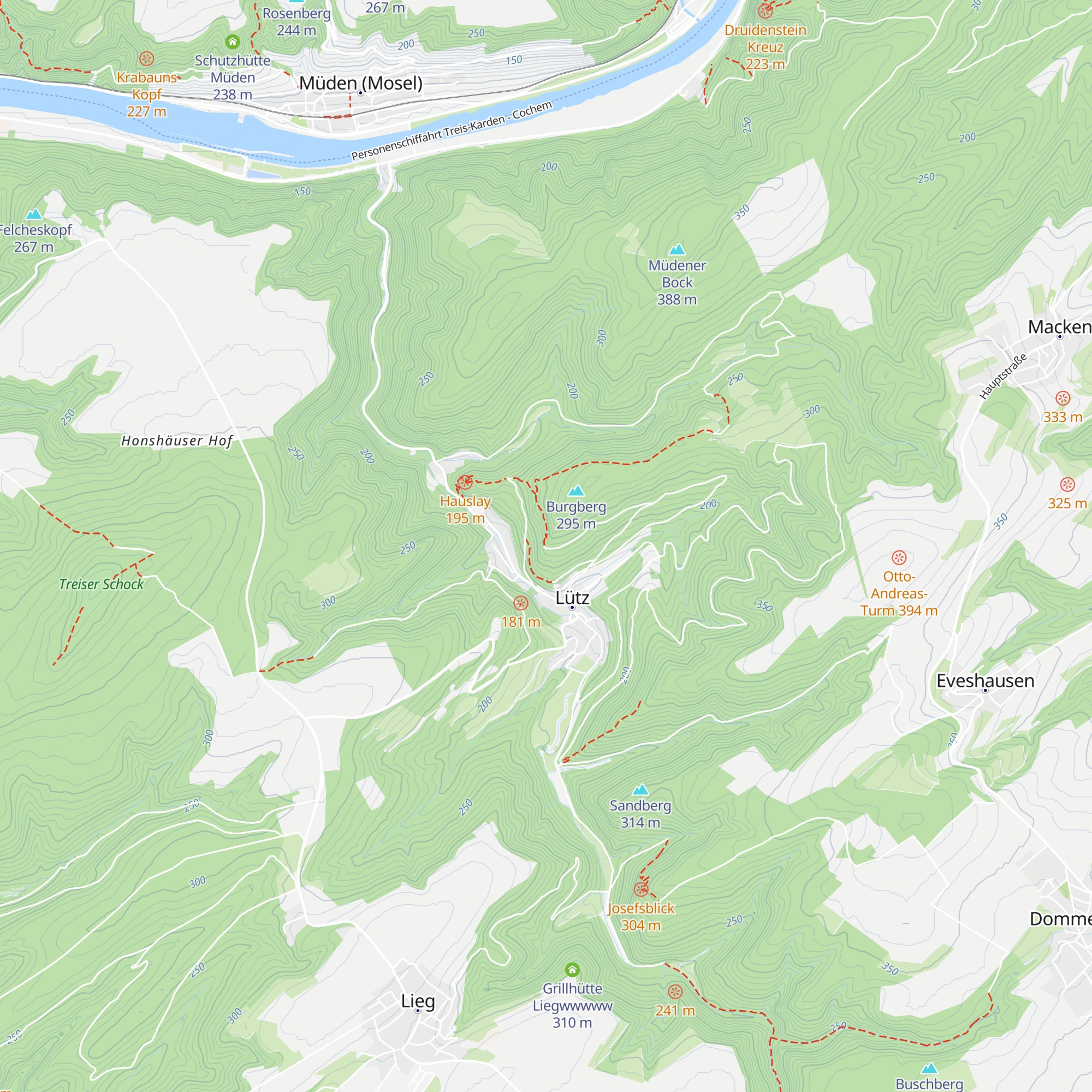 Alberthütte map