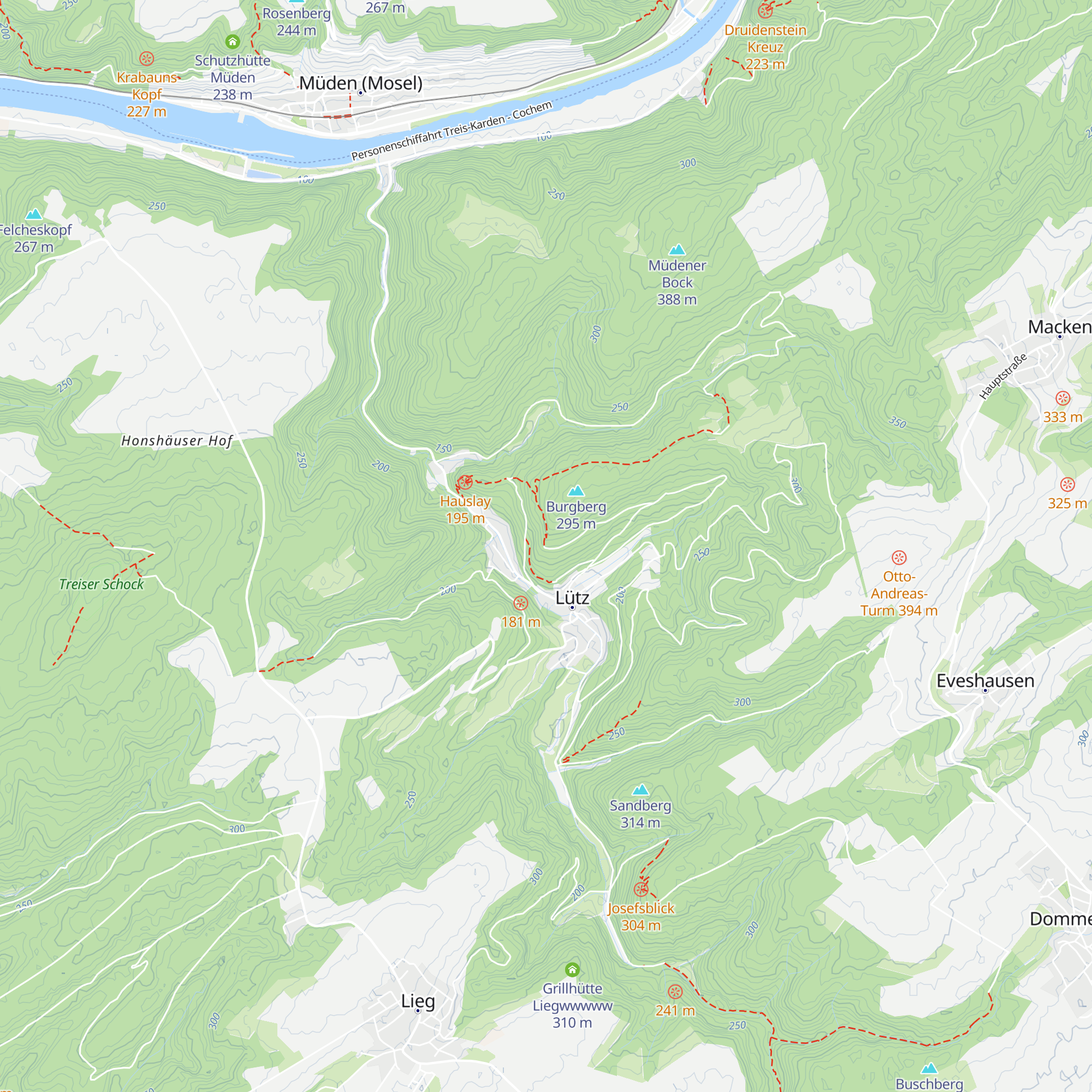 Alberthütte map