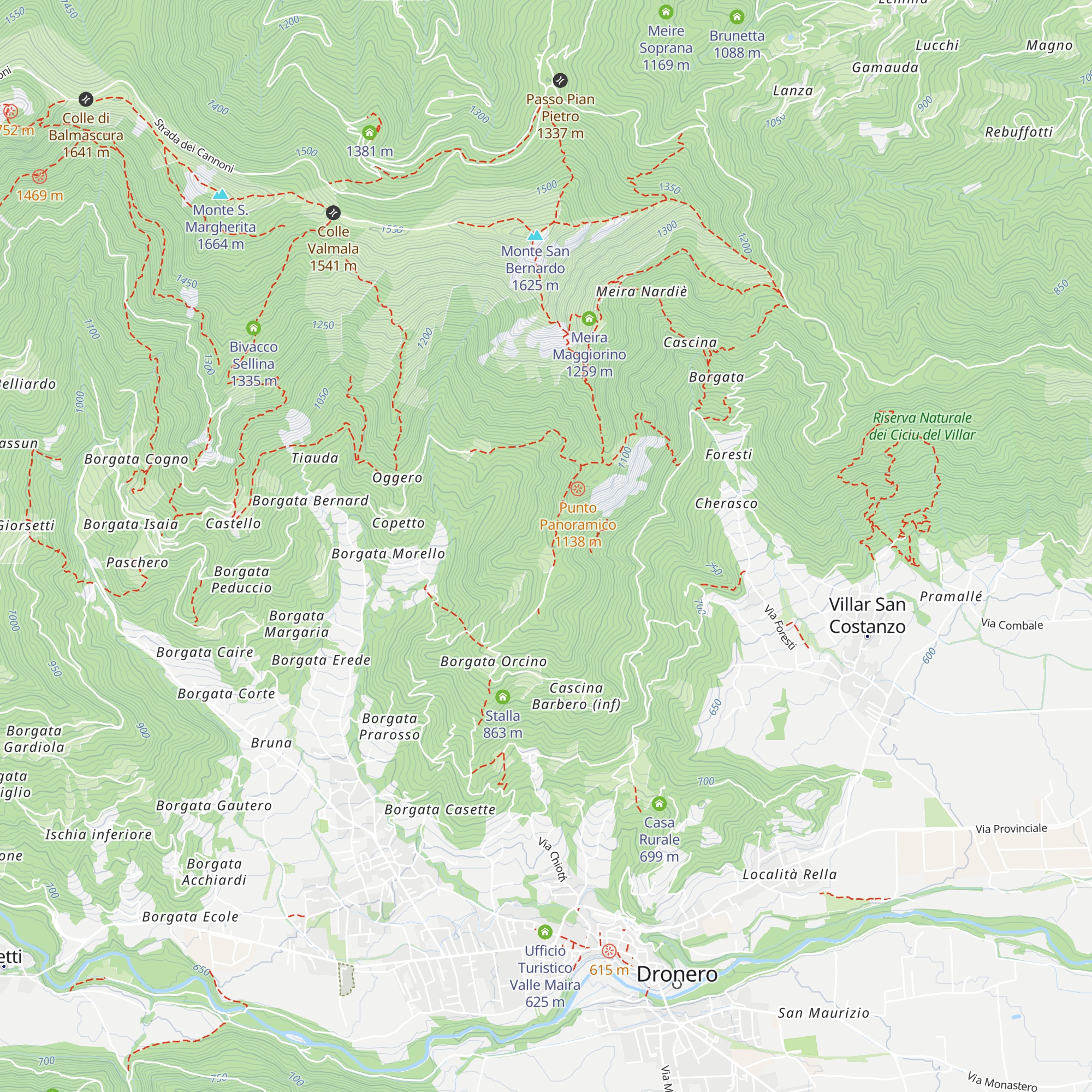 Casa Pian ABA map