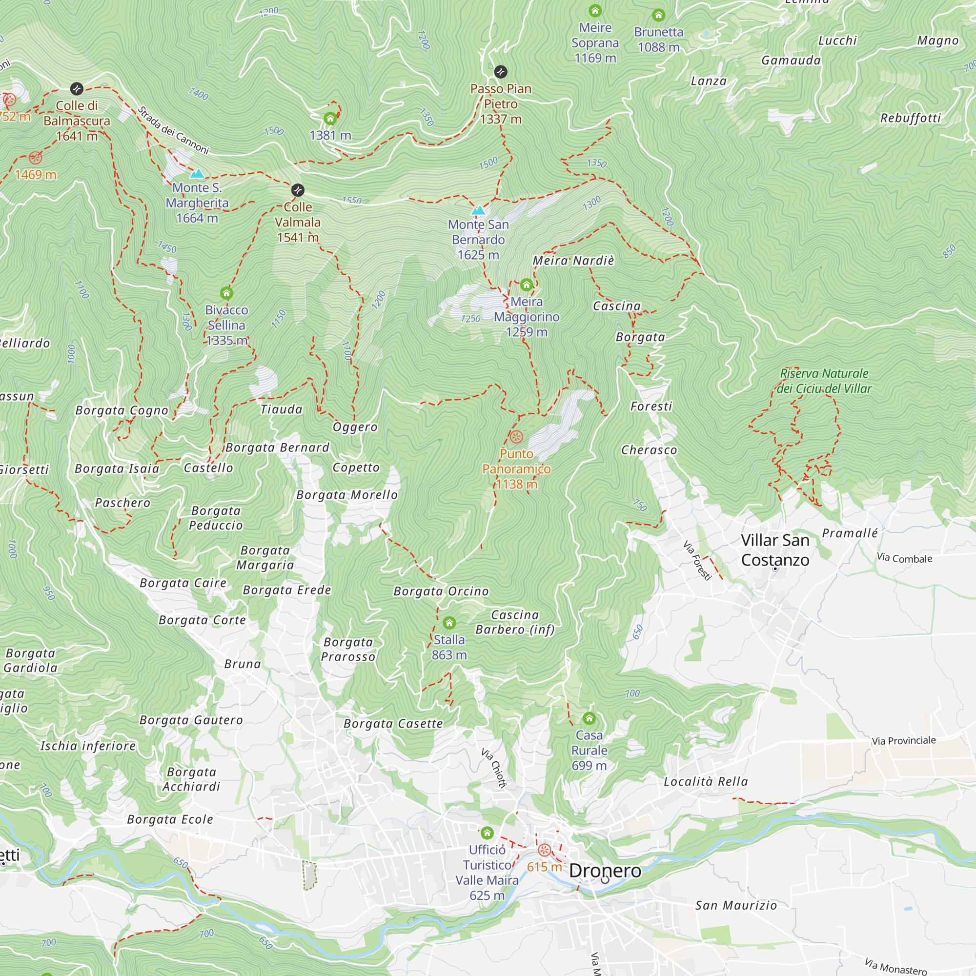 Casa Pian ABA map