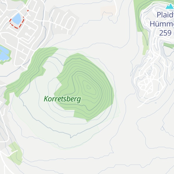 Map of Korretsberg