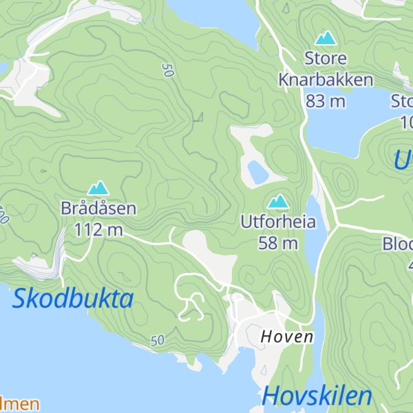 Map of Ramseåsen