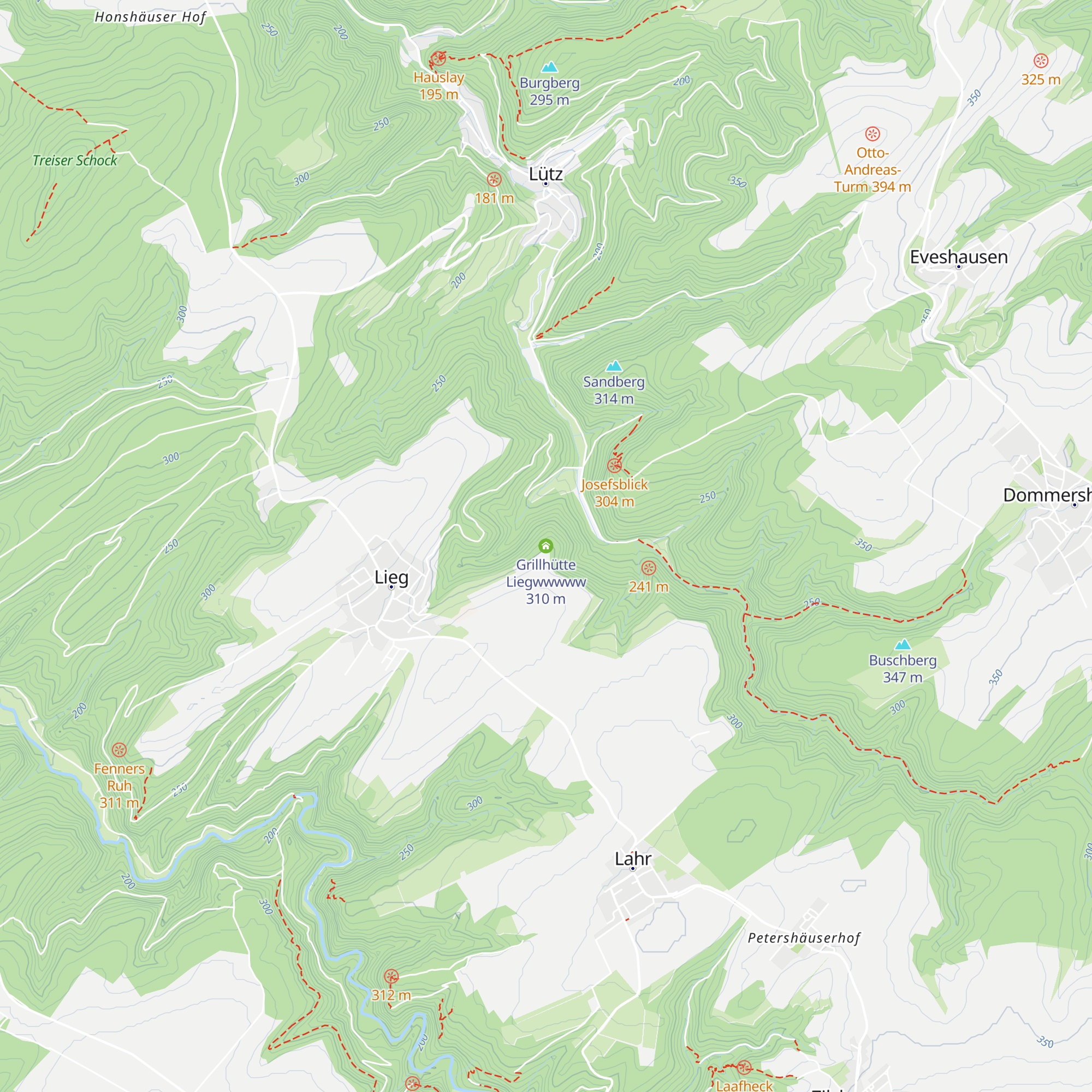 Grillhütte Liegwwwww map