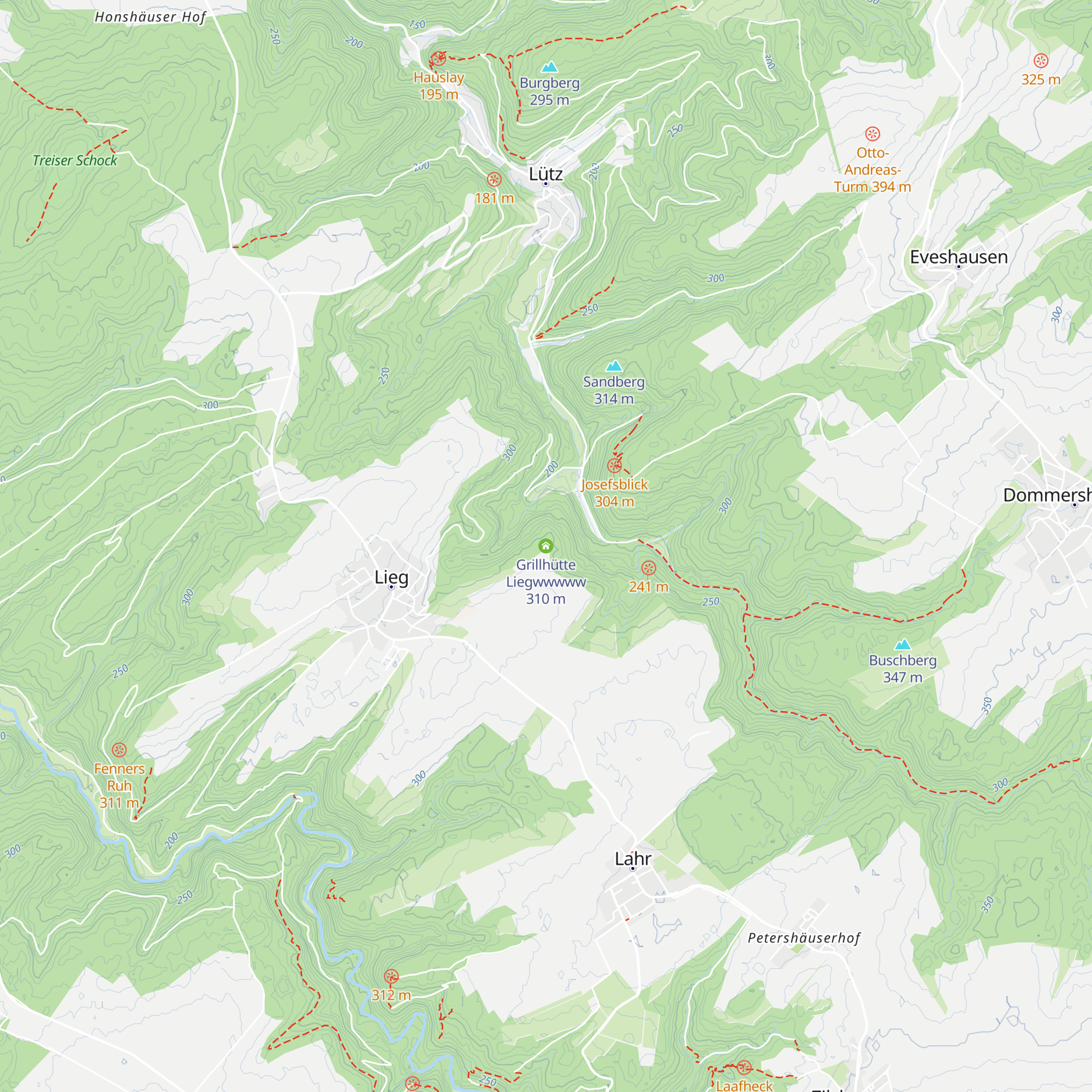 Grillhütte Liegwwwww map
