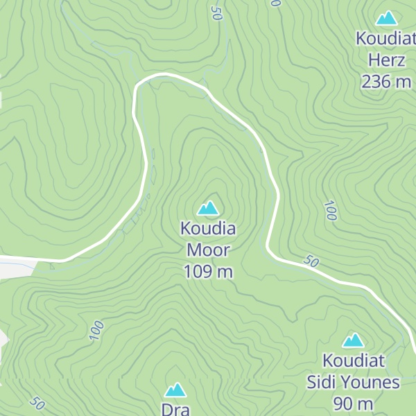 Map of Koudia Moor